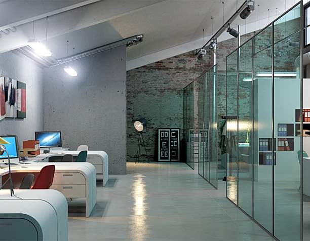 Office in loft