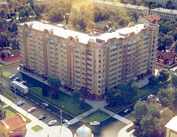 Проект многоэтажного жилого дома