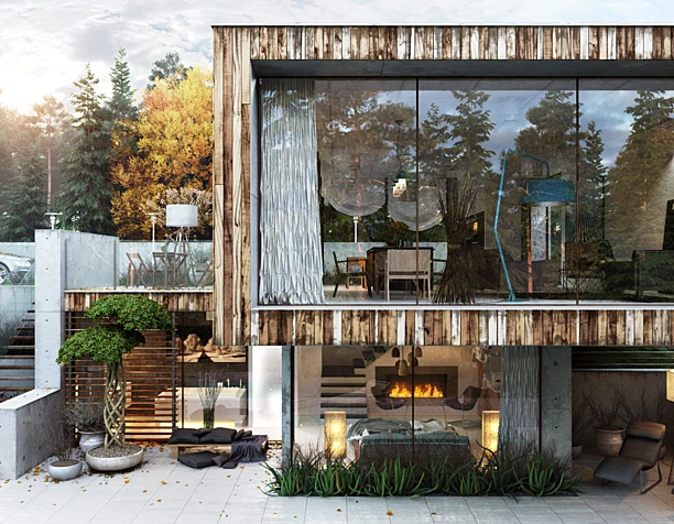 forest house