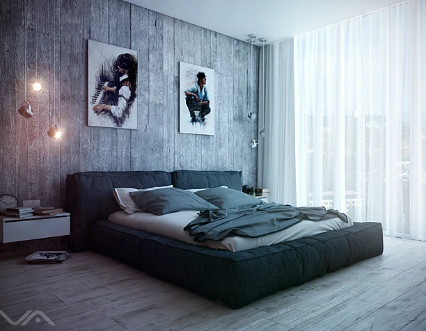 Спальня Лофт. Bedroom Loft