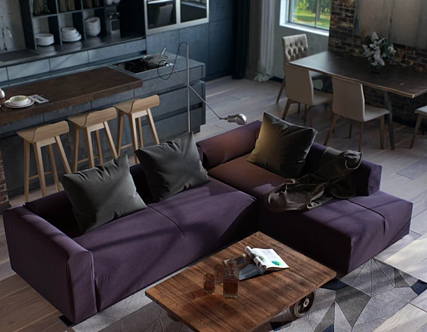 odessa loft-style apartment