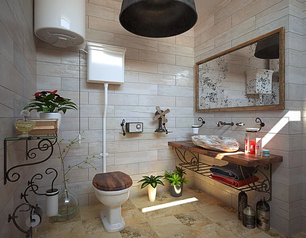 village bathroom