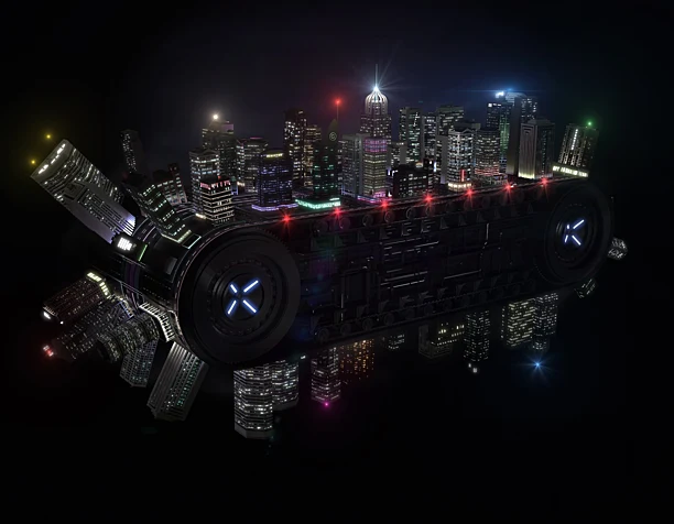City slow animation