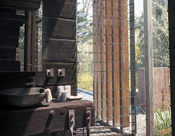 Rustic Bathroom