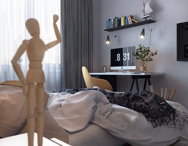 Bedroom for photographers
