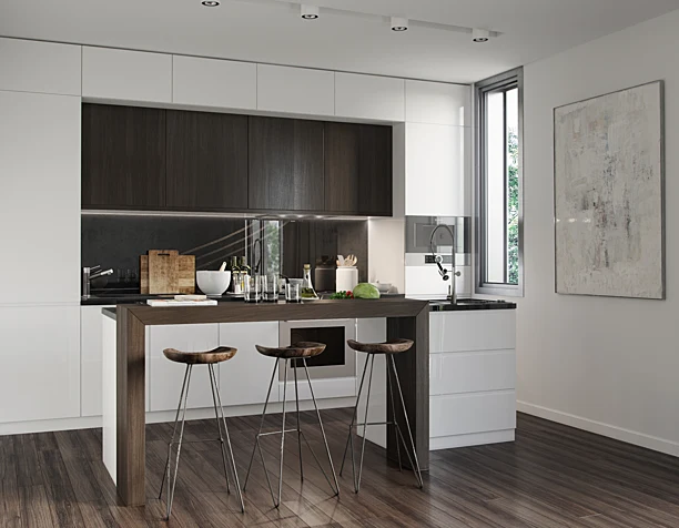 White kitchen