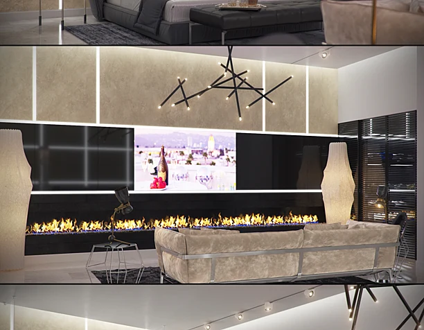 Luxury bedroom apartment