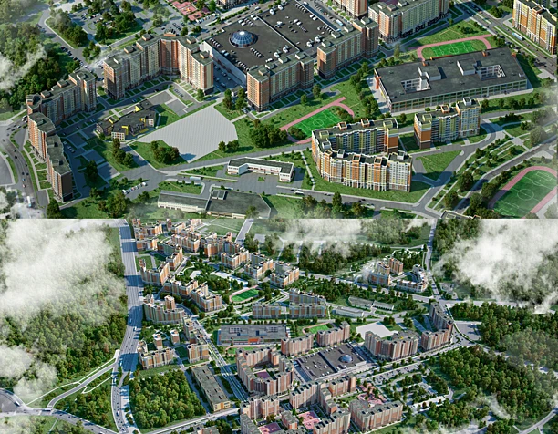 ЖК  Москва А-101 и торговый комплекс