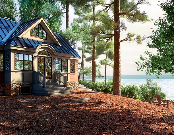Maine Lakeside Home