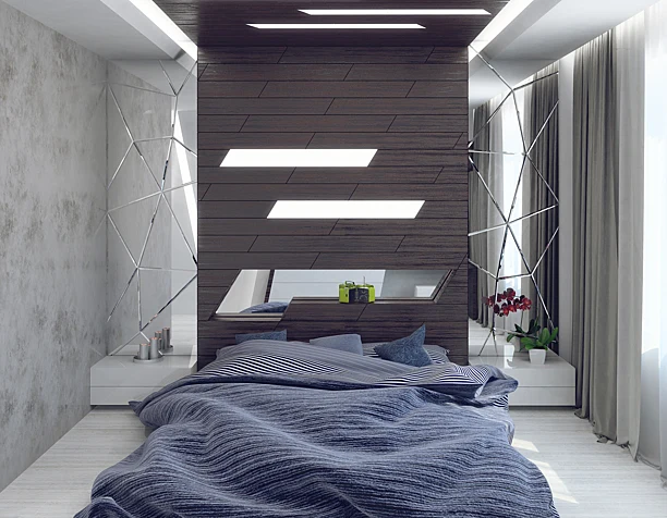 Futuristic bedroom