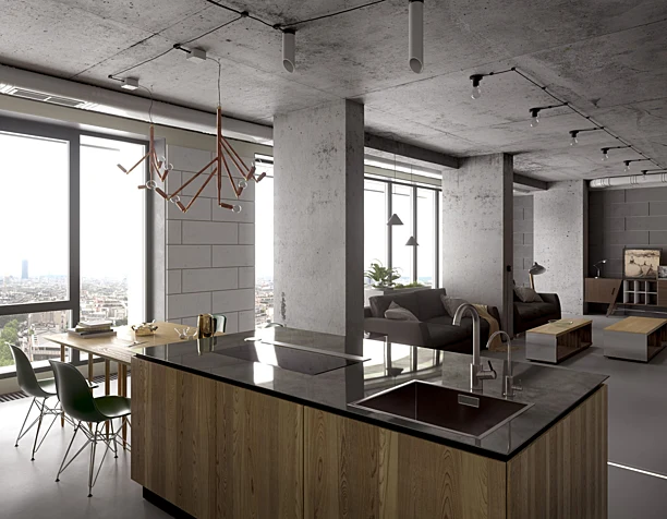 Concrete interior