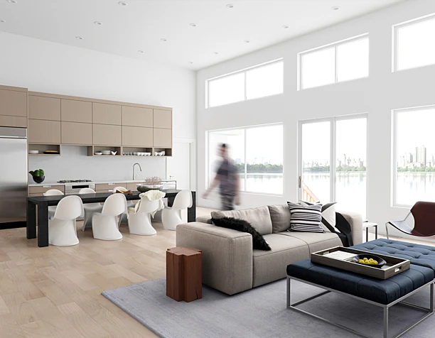 White interior