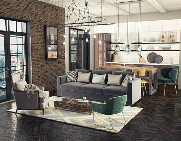Loft apartment in Russia