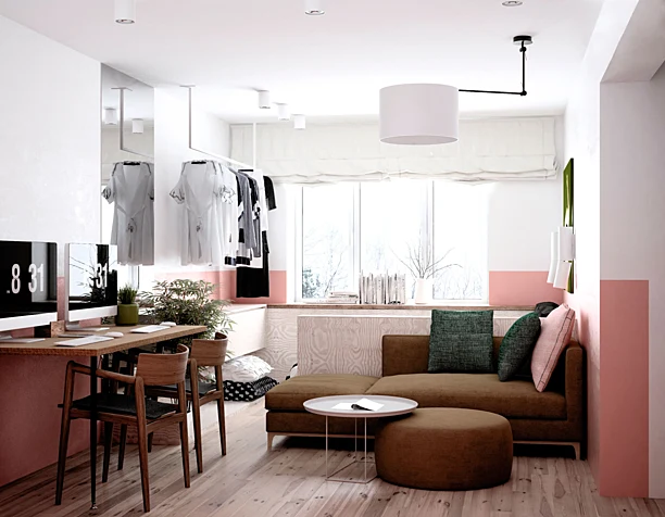pink apartment