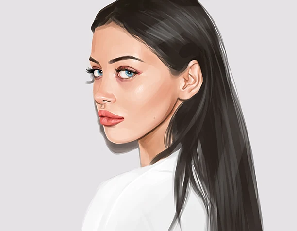 Цифровой портрет Cindy Kimberly