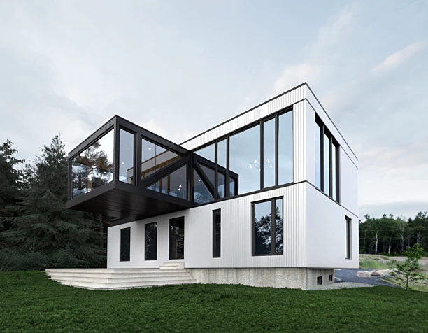 The “Blanche” Chalet (ACDF Architecture)