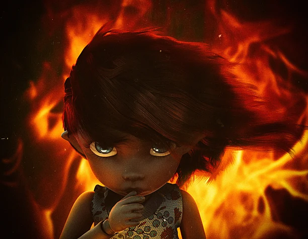 pukifee in the flames