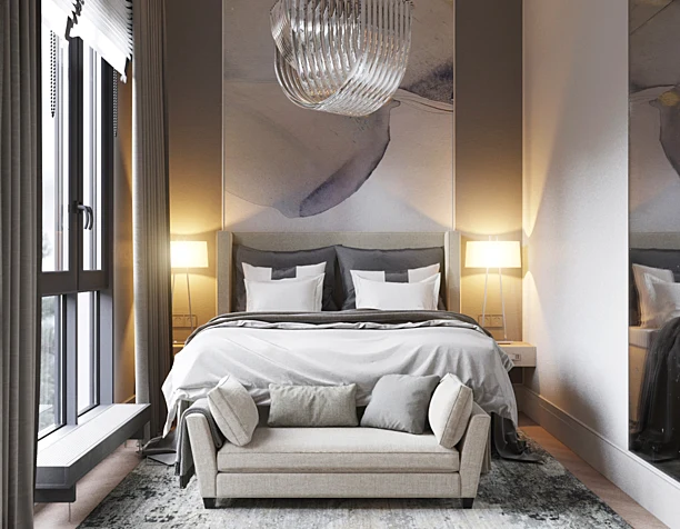 Apartments in Moscow (bedroom)