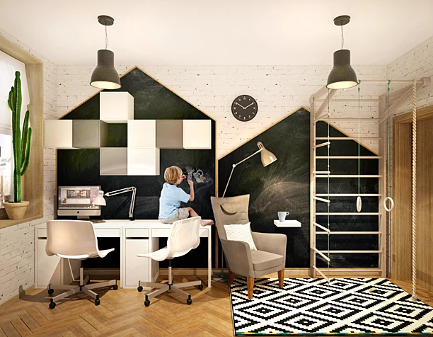 12m2 for two kids