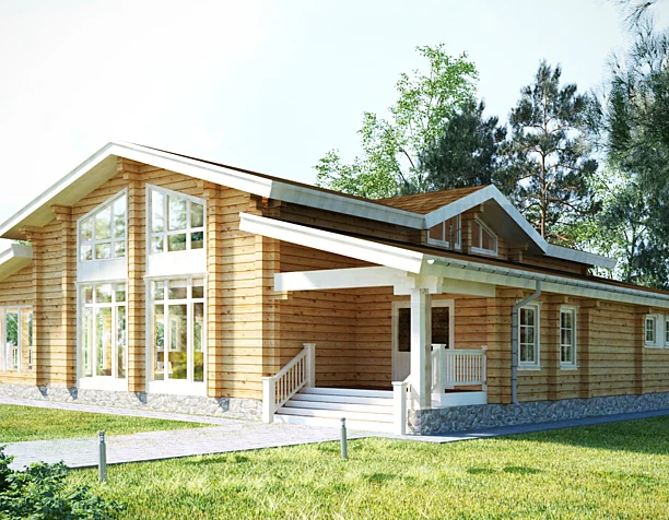 Wooden house
