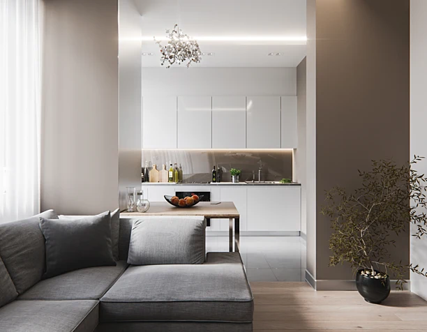 Studio apartment of 35 sq.m.