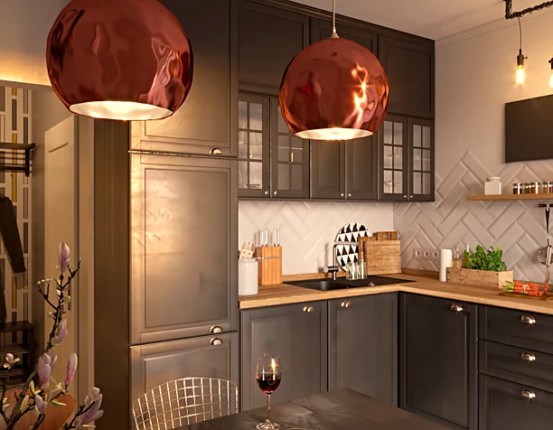 Solar Scandinavian design for a young couple