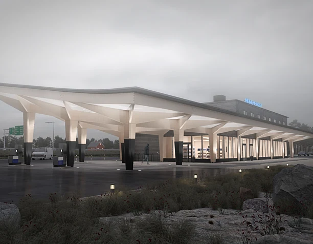 Gas station