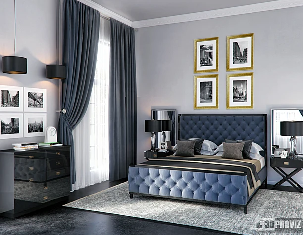 Bedroom in a private house