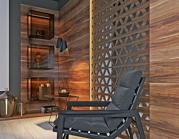 decorative perforated wall