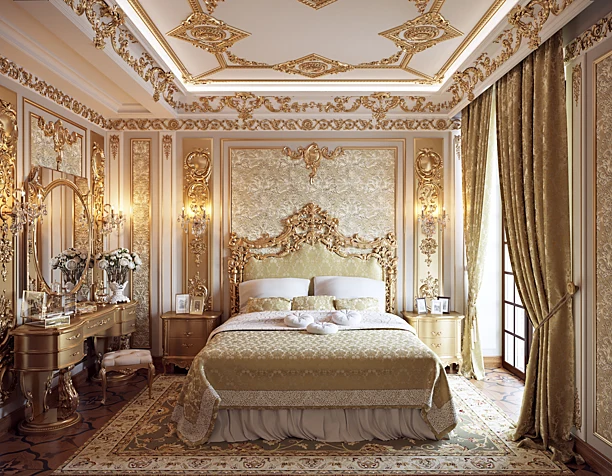 gold bedroom II