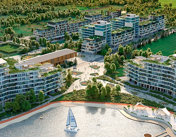 Commercial visualization of residential complex