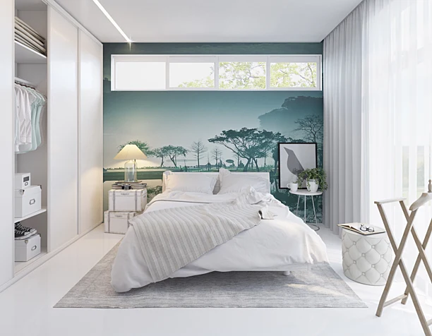 Visualization. Quest bedroom