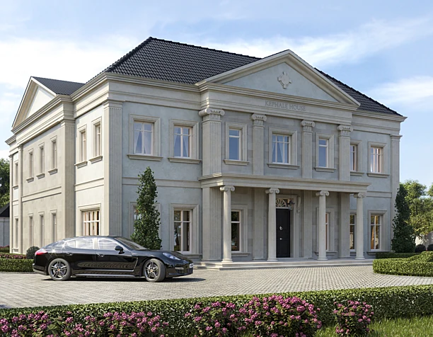 House in Armenian style.