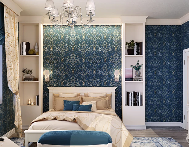 Cottage in Ulyanovsk  "Blue bedroom in the cottage"