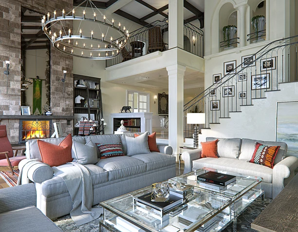 Casa con arcos