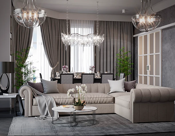 Living room. Design+Visualization