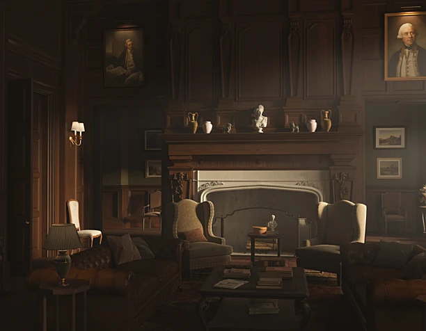 BW Manor Living room