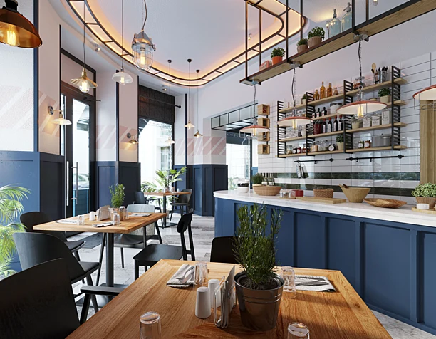 The restaurant "Social 1 " vizualisation
