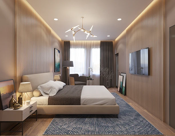 Visualization bedroom interior
