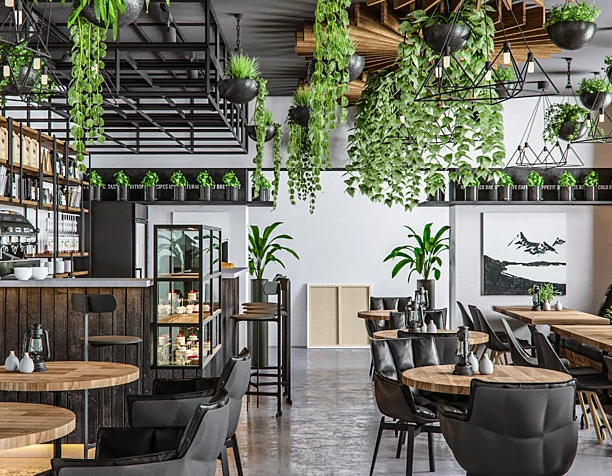 Loft cafe for HOP
