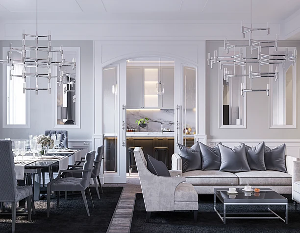 Living room , kitchen