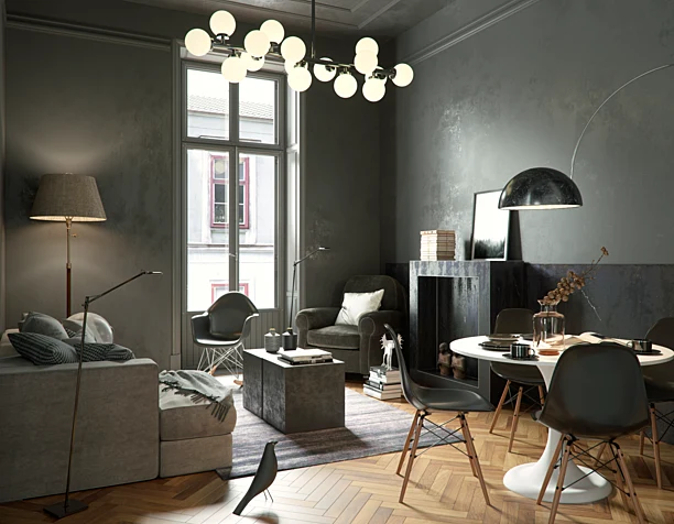 Black interior
