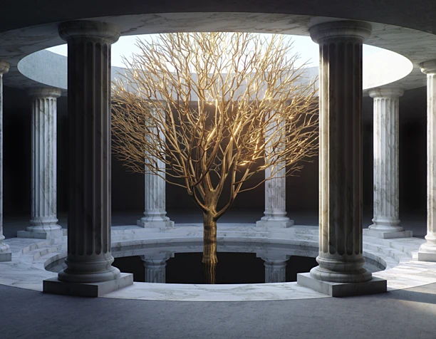 Golden tree