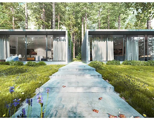 The forest house