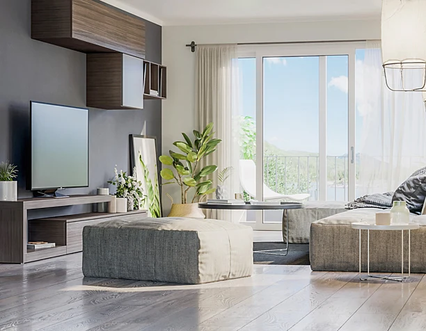 Comfy grey room