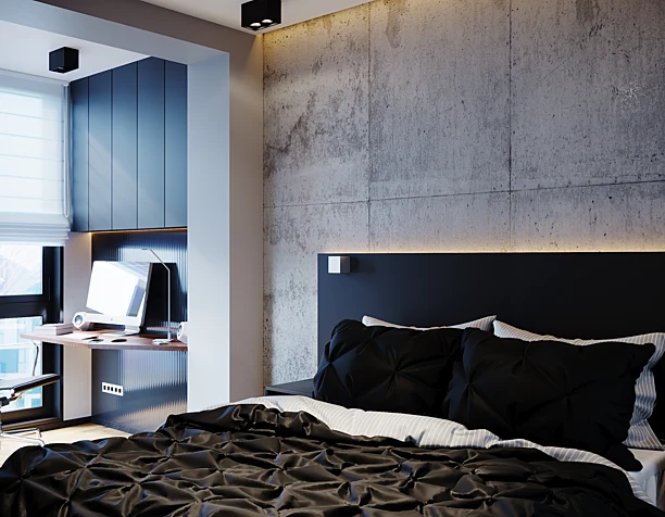 Bedroom, working place