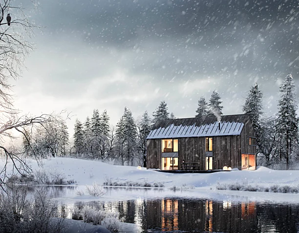 Winter. Far from civilization.