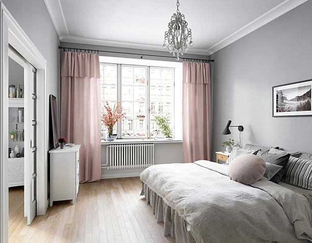 Визуализация спальни по фото-референсу. VRay 3.6.