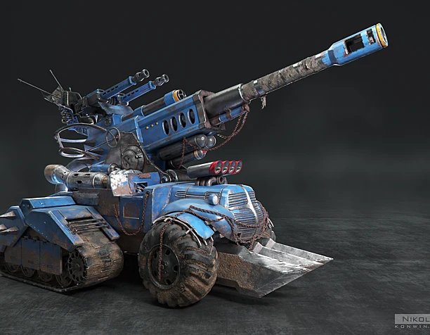 Wasteland blue tank