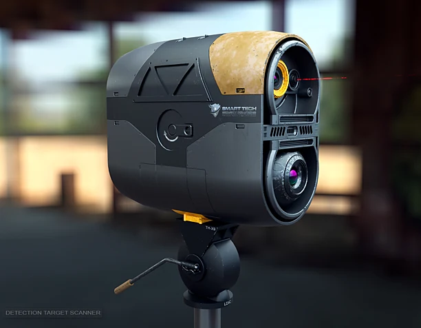 Detection target scanner